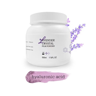Białe nawilżające kryształowe maski twarzowe Lavender Powder 500ml/17.6oz
