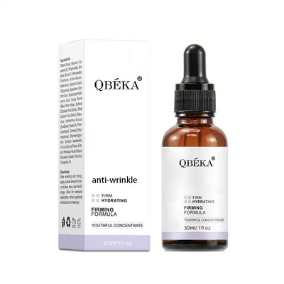 ODM OEM Bio Peptide Serum Przeciwwrotkowe Utrzymuj młodość skóry Błyszcząca serum