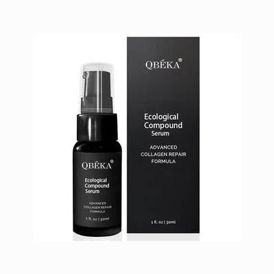 QBEKA Natural Collagen Bio Peptide Serum Ekologiczny Związek Przeciwwrotkowy 30 ml