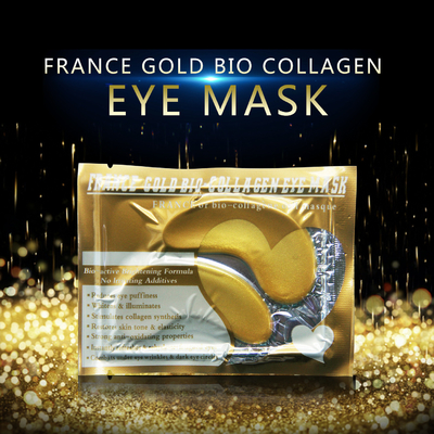 Organic Natural Gold Collagen Eye Mask Anti-wrinkle Removing Reduces Dark Circles (Organiczne naturalne złoto kolagenowe maskę do oczu)