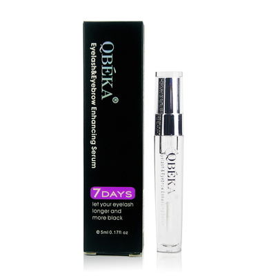 QBEKA Kosmetyka Ekstrakty ziołowe Organiczna witamina E Peptyd Rękawica Serum wzrostu brwi 5 ml