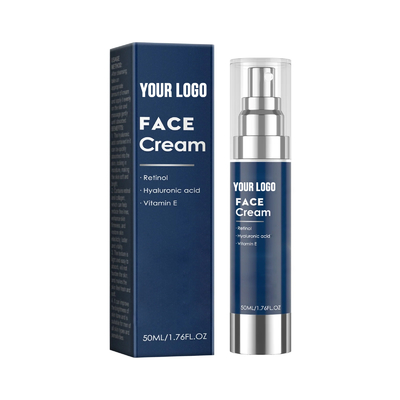 Antiwrinkle Night Face Cream dla mężczyzn Naturalny Organic Reducing Fine Lines and Wrinkles