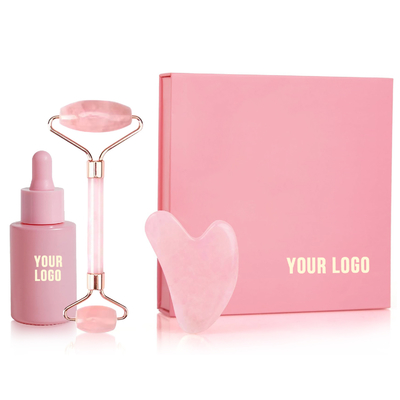 Niestandardowy Jade Roller Gua Sha Set Narzędzia kosmetyczne dla męskiej pielęgnacji skóry