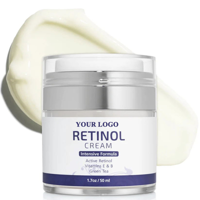 Krem nocny z witaminą A i peptydami wzbogacony w retinol z teksturą podnoszącą
