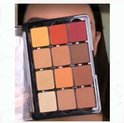 Glitter Metaliczny Mieszany Kolor Paleta Cieni Ocznych Elegantny Satyn Mat Mineralny Składnik