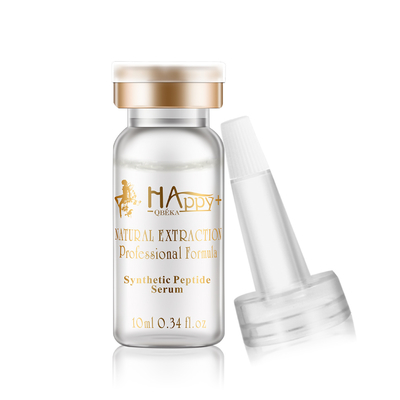 Serum do twardzenia i ściśnięcia skóry Happy QBEKA Peptid syntetyczny przeciwzmarszczkowy 10 ml