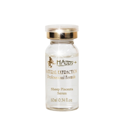 Happy QBEKA 10ml Owiec Placenta Serum do oczu na ciemne kręgi Naprawiające i nawilżające