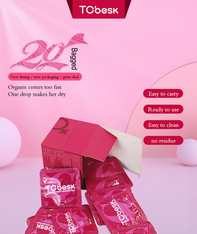OEM/ODM Środki smarowe bezpieczne dla ciała Przenośne pudełkowe smary osobiste dla kobiet 0