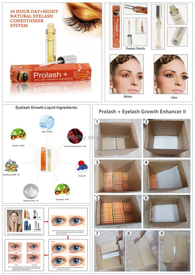 Formularz Logo płynne dopuszczalne organiczne naturalny wzmacniacz wzrostu rzęs dla marki prywatnej 9