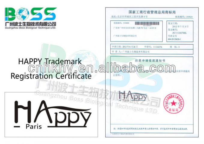 Jednokolorowy wzmacniacz wzrostu wrzodów serum Happy Paris Przejrzystość wegetariańska 2