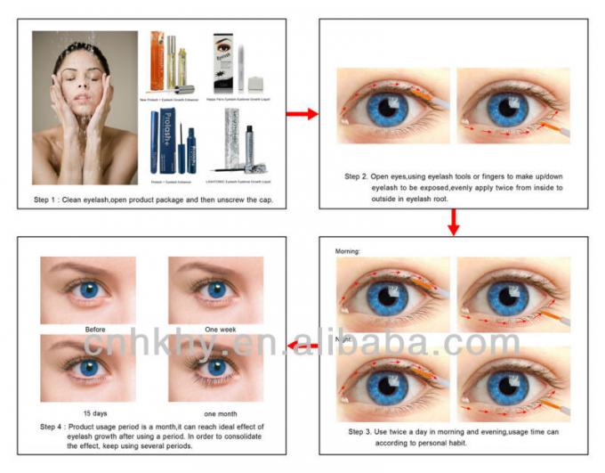 Private Label Strong Nutritional Brow Lash Serum wzrostu rzęs dla zdrowych rzęs 5