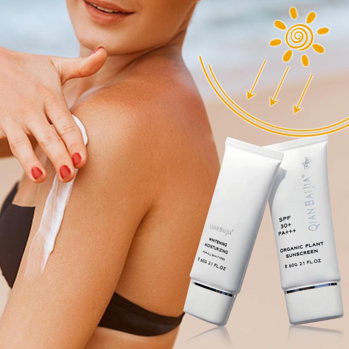 Ochrona UVB Krem przeciwsłoneczny do twarzy i ciała SPF 50 Krem przeciwsłoneczny organiczny 7