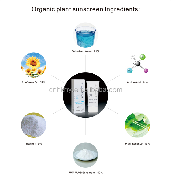 Ochrona UVB Krem przeciwsłoneczny do twarzy i ciała SPF 50 Krem przeciwsłoneczny organiczny 11