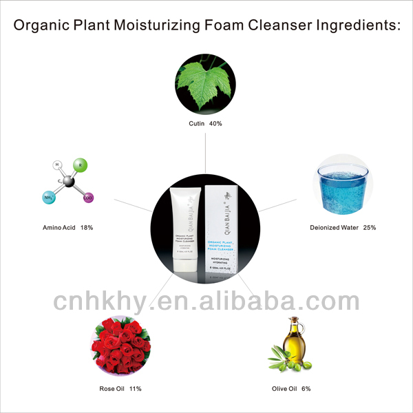 Organic Plant Moisturizing Deep Cleaning Facial Cleanser 1000 ilości dla wszystkich typów skóry 5