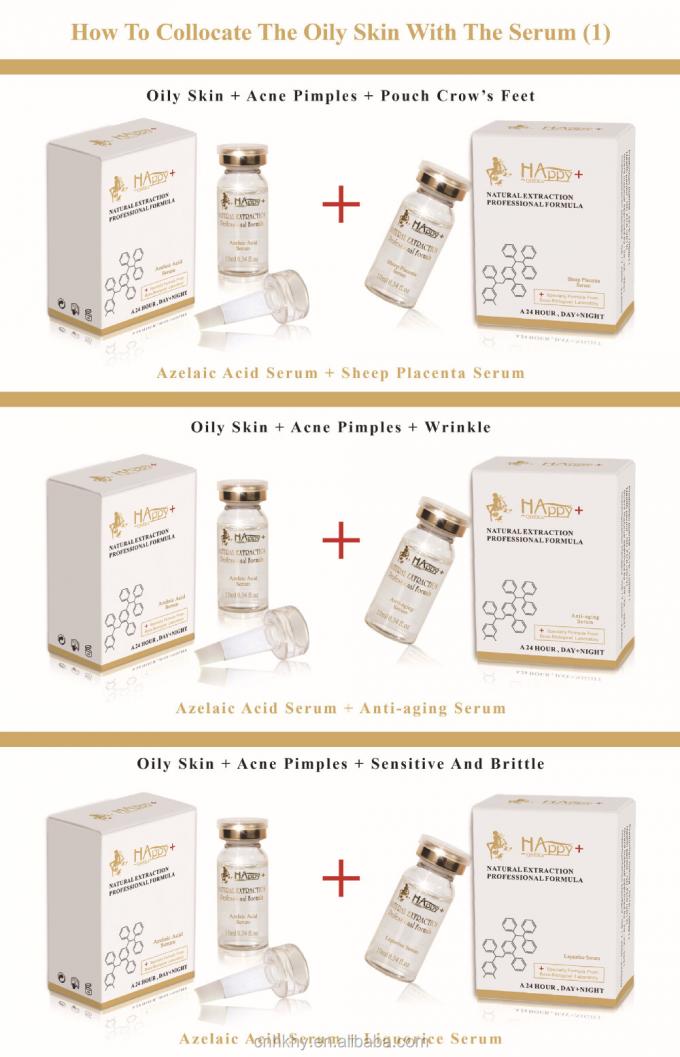 Dzień Używany Organiczny Witamina C QBEKA Owiec Placenta Serum Krem do twarzy dla unisexu 6