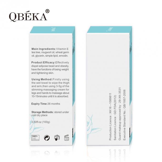 Maszer na odchudzanie Utrata wagi QBEKA Olej Jojoba Gorący krem na nogi i ręce 9