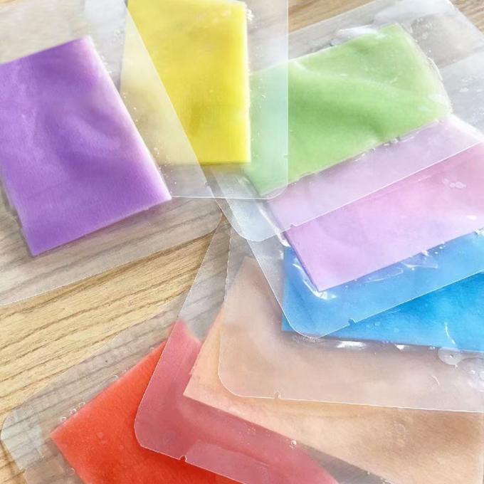 Maska twarzy z kwasem hialuronowym w wielu kolorach do nawilżania i oświetlania skóry unisex 0