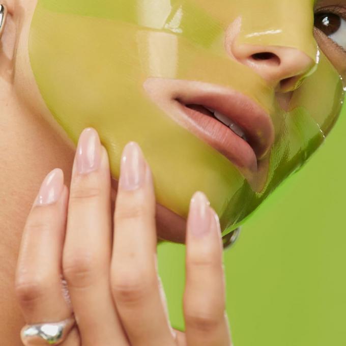Odmładzająca Glow Hydrogel Maska twarzy Zestaw z olejem słonecznikowym 5 sztuk 1