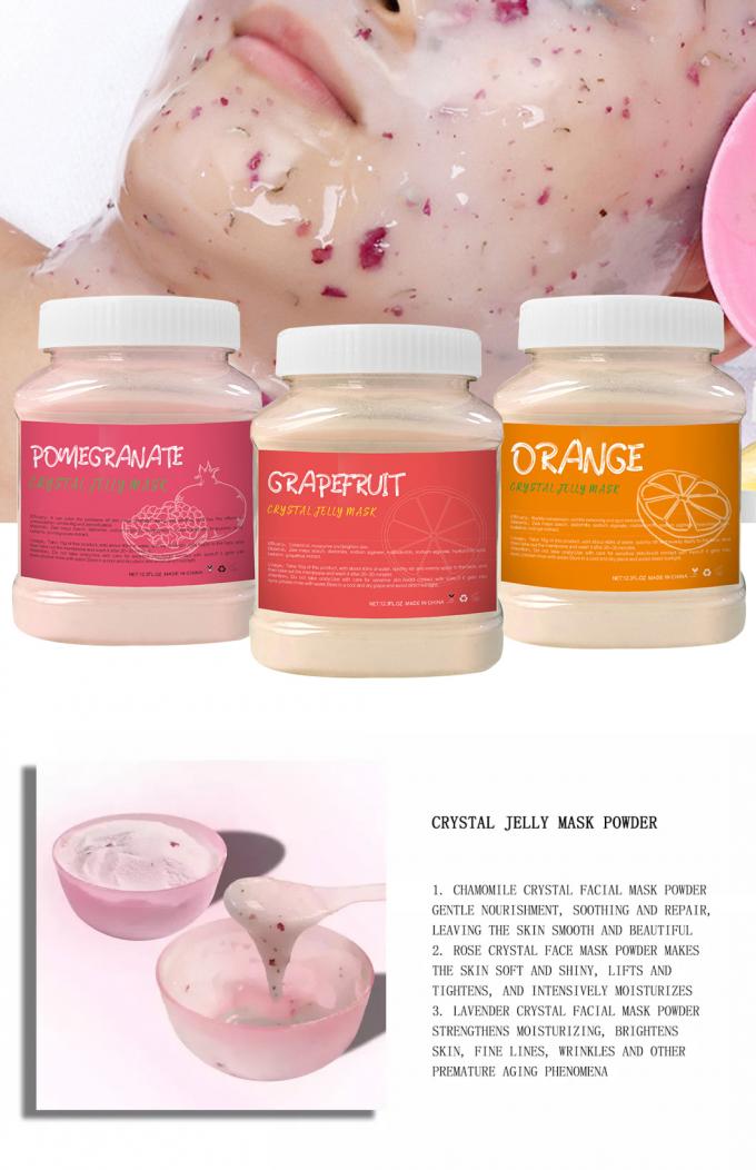 650 g objętości organicznej maski owocowej proszek do pielęgnacji twarzy DIY Crystal Jelly Mask Product 4
