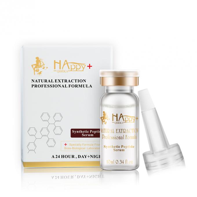 Serum do twardzenia i ściśnięcia skóry Happy QBEKA Peptid syntetyczny przeciwzmarszczkowy 10 ml 0