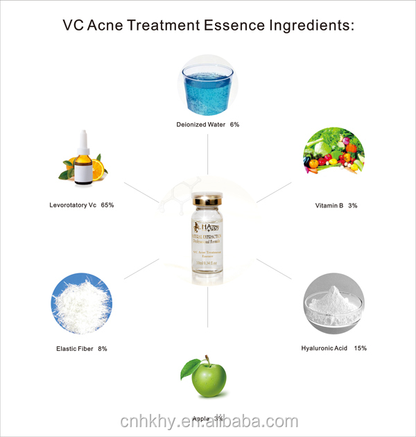 Usuń blizny od trądziku za pomocą QBEKA Happy Cosmetics Levorotatory VC Original Liquid Bio Serum 3