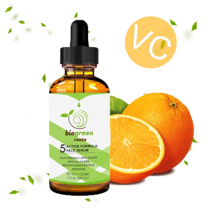 Rozmiar normalny Organic Vitamin C Oczyszczający Białko Anti freckles Ampułki Ilość 1000 5