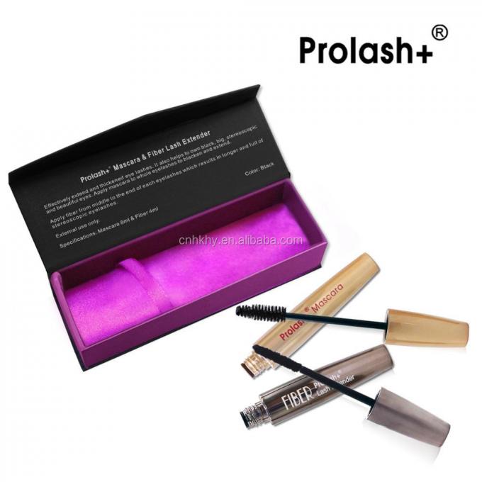 Unikalny makijaż wodoodporne 3D rzęsy maskara z produktem wzrostu rzęs i naturalnych włókien 2