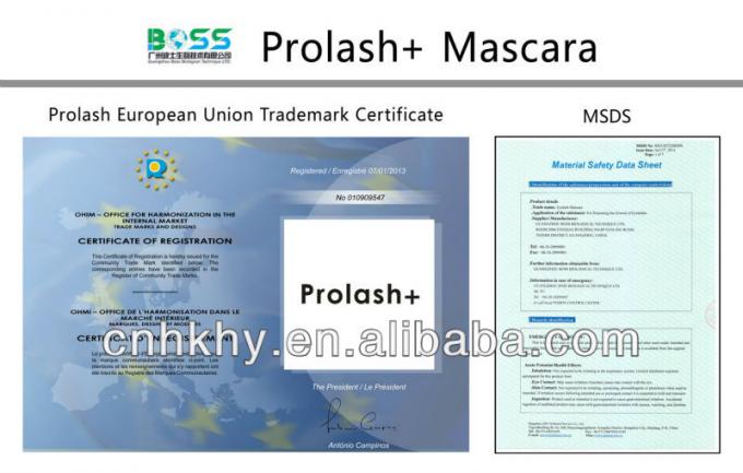 OEM Kosmetyczna maskara wydłużająca rzęsy Maskara z włókien włókienniczych dla silniejszych i dłuższych rzęs 3