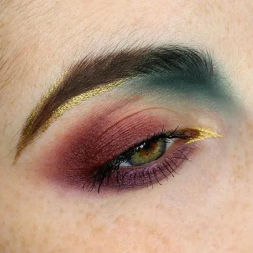 Glitter Metaliczny Mieszany Kolor Paleta Cieni Ocznych Elegantny Satyn Mat Mineralny Składnik 3
