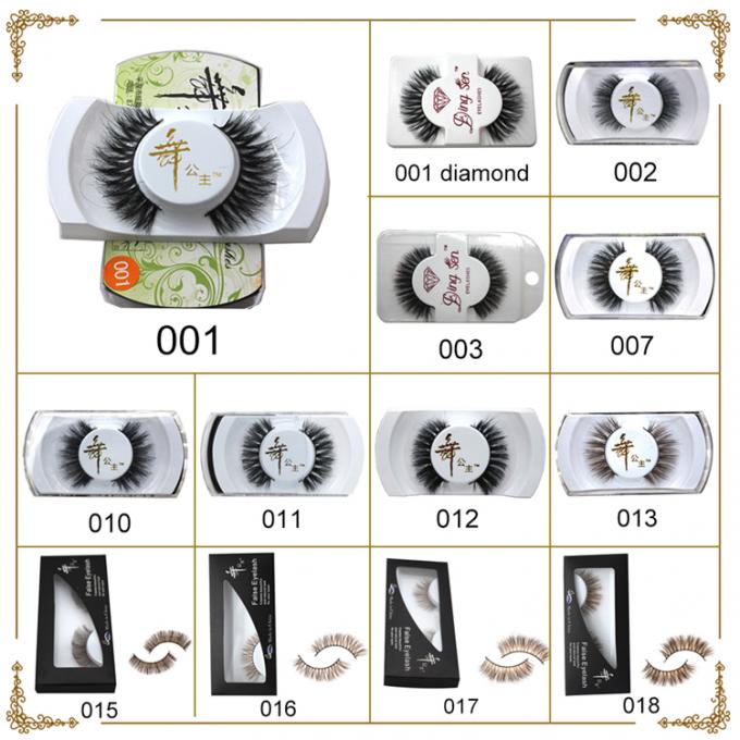 10-15 mm naturalne długie fałszywe rzęsy 5 par Syntetyczne kolorowe przedłużenia włosów 3