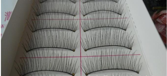 Kobiety Damy 10 par Natural Beauty Taiwan Włókno Fałszywe rzęsy 217 8MM-15MM Długość 0